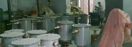 workers working on transformers